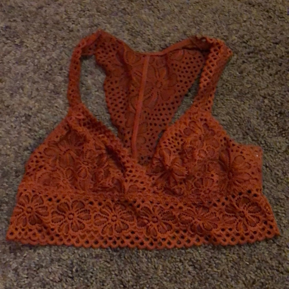 orange aerie bralette